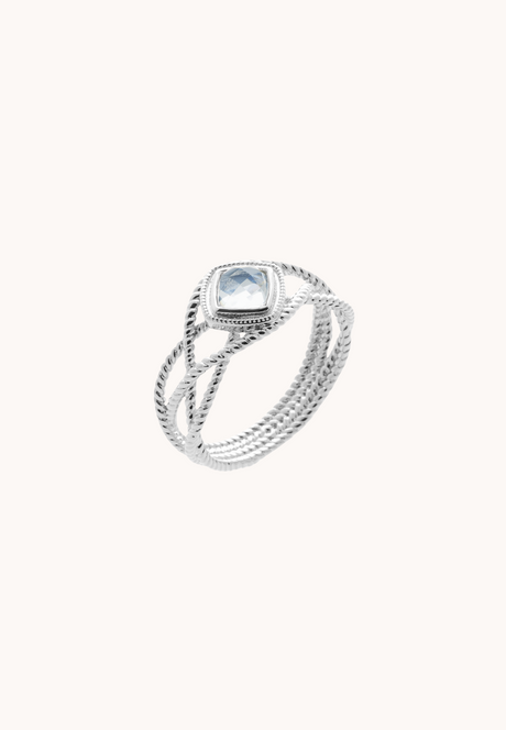 Bague Céline Argent - KUBE STORE