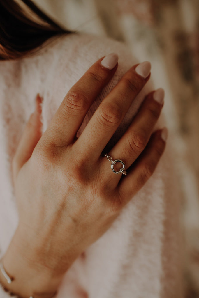 Bague Alaia Argent - KUBE STORE