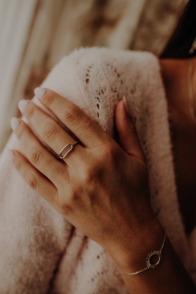 Bague Inès Argent - KUBE STORE