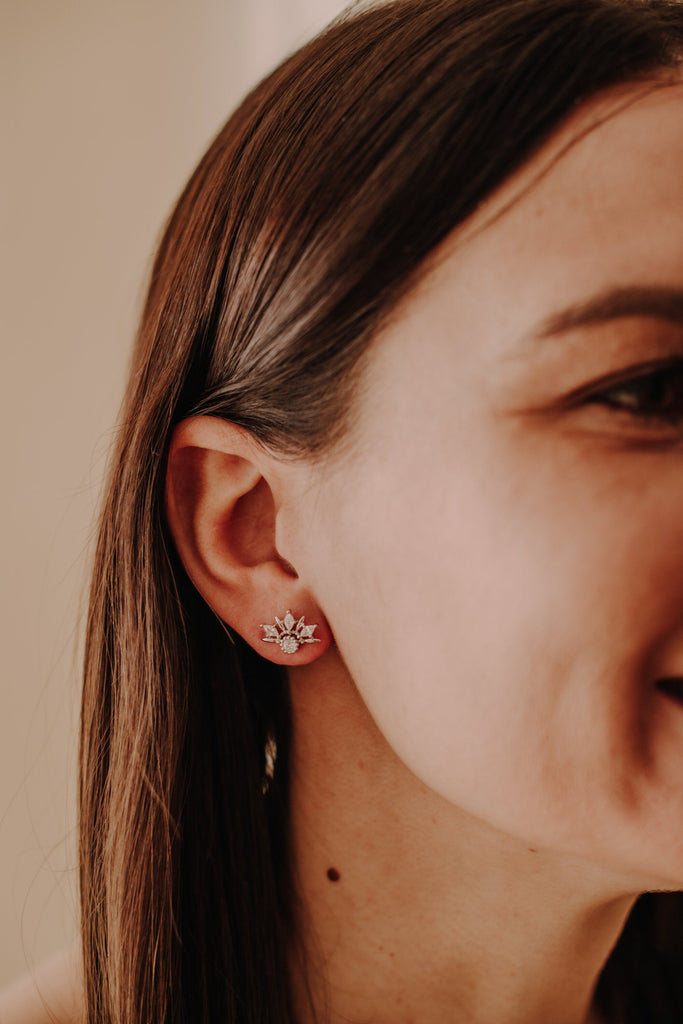 Boucles Amélia Argent - KUBE STORE