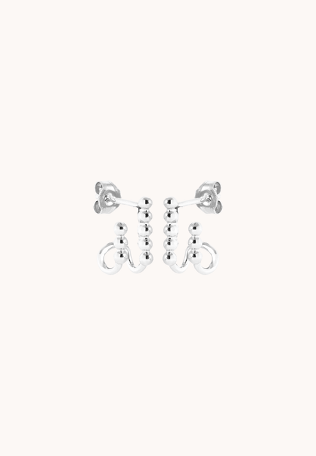 Boucles Livia Argent - KUBE STORE