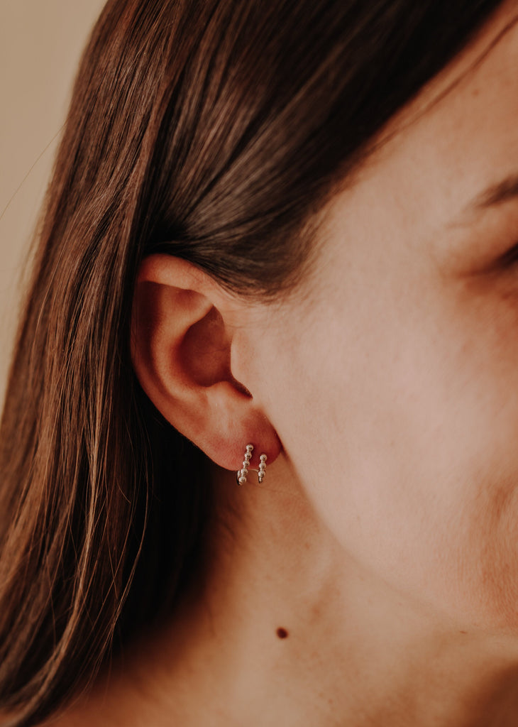 Boucles Livia Argent - KUBE STORE